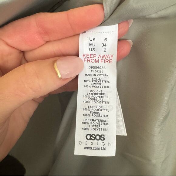 ASOS Design green dad blazer - Picture 3 of 6